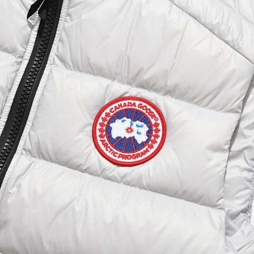 Canada Goose White Packable Down Jacket with Stuff Sack