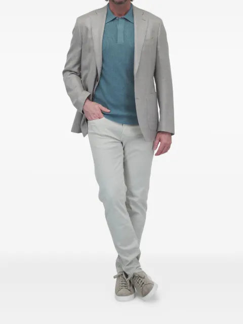 Atelier Munro herringbone-pattern blazer
