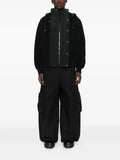 sacai zip-front hooded jacket