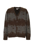 Gramicci splatter-print V-neck cardigan