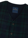 Brooks Brothers Blackwatch check-pattern vest